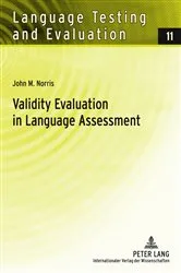 Book cover of Validity Evaluation in Language Assessment by Unknown