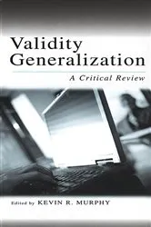Book cover of Validity Generalization by Kevin R. Murphy