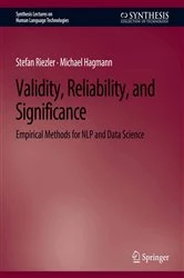 Book cover of Validity, Reliability, and Significance by Stefan Riezler