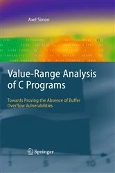 Book cover of Value-Range Analysis of C Programs by Axel Simon