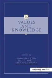Book cover of Values and Knowledge by Edward S. Reed