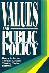 Book cover of Values and Public Policy by Henry Aaron