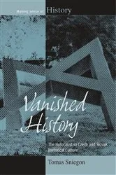 Book cover of Vanished History by Tomas Sniegon