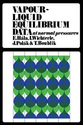 Book cover of Vapour–Liquid Equilibrium Data at Normal Pressures by Unknown