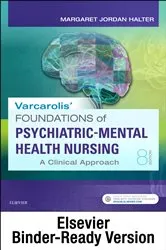 Book cover of Varcarolis' Foundations of Psychiatric-Mental Health Nursing - E-Book (8th ed.) by Halter PhD, APRN, Margaret Jordan