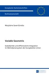 Book cover of Variable Geometrie by Unknown