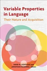 Book cover of Variable Properties in Language by David W. Lightfoot