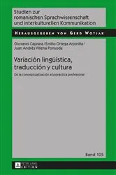 Book cover of Variación lingueística, traducción y cultura by Unknown