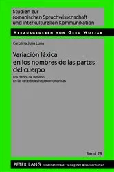 Book cover of Variación léxica en los nombres de las partes del cuerpo by Gerd Wotjak