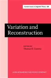 Book cover of Variation and Reconstruction by Thomas D. Cravens