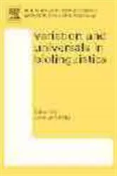 Book cover of Variation and Universals in Biolinguistics by Lyle Jenkins