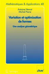 Book cover of Variation et optimisation de formes by Antoine Henrot