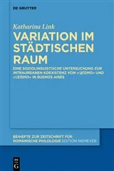 Book cover of Variation im städtischen Raum by Unknown