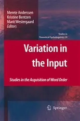 Book cover of Variation in the Input by Unknown