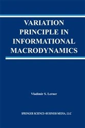 Book cover of Variation Principle in Informational Macrodynamics by Vladimir S. Lerner