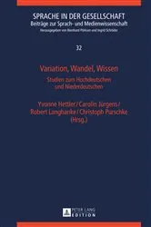 Book cover of Variation, Wandel, Wissen by Ingrid Schröder