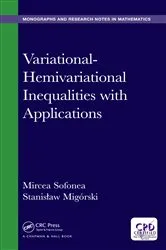 Book cover of Variational-Hemivariational Inequalities with Applications by Mircea Sofonea