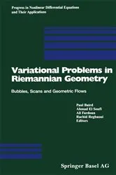 Book cover of Variational Problems in Riemannian Geometry by Paul Baird