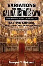 Book cover of Variations on the Theme Galina Ustvolskaya by Semyon Y. Bokman
