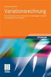 Book cover of Variationsrechnung by Hansjörg Kielhöfer