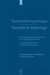 Book cover of Variationstypologie / Variation Typology by Thorsten Roelcke