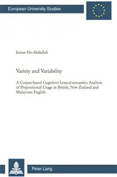 Book cover of Variety and Variability by Unknown