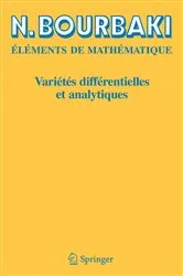Book cover of Variétés différentielles et analytiques by N. Bourbaki