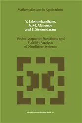 Book cover of Vector Lyapunov Functions and Stability Analysis of Nonlinear Systems by V. Lakshmikantham