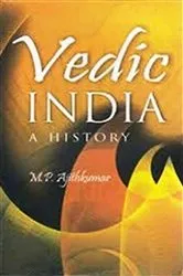 Book cover of Vedic India A History by M.P. Ajithkumar