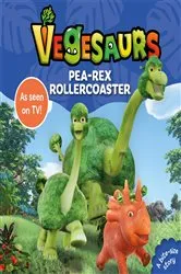 Book cover of Vegesaurs: Pea-Rex Rollercoaster by Macmillan Children's Books