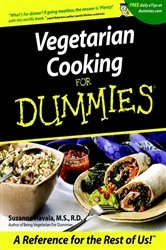 Book cover of Vegetarian Cooking For Dummies by Suzanne Havala