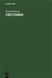 Book cover of Vektoren by Heinrich Dörrie