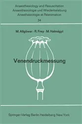 Book cover of Venendruckmessung by Martin Allgöwer