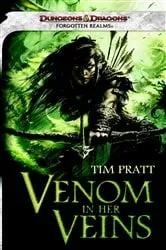 Book cover of Venom in Her Veins by Tim Pratt