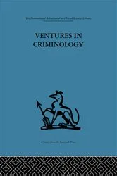 Book cover of Ventures in Criminology by Sheldon Glueck
