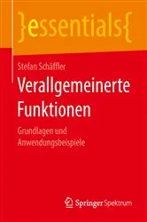 Book cover of Verallgemeinerte Funktionen by Stefan Schäffler