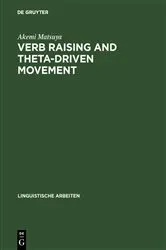 Book cover of Verb Raising and Theta-Driven Movement by Akemi Matsuya