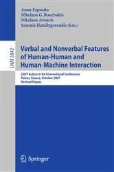 Book cover of Verbal and Nonverbal Features of Human-Human and Human-Machine Interaction by Anna Esposito