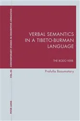 Book cover of Verbal Semantics in a Tibeto-Burman Language by Graeme Davis