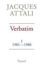 Book cover of Verbatim by Jacques Attali
