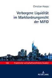 Book cover of Verborgene Liquiditaet im Marktordnungsrecht der MiFID by Unknown
