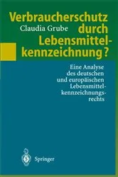 Book cover of Verbraucherschutz durch Lebensmittelkennzeichnung? by Claudia Grube