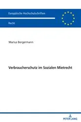 Book cover of Verbraucherschutz im Sozialen Mietrecht by Marius Bergermann