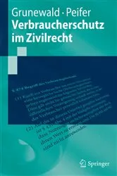 Book cover of Verbraucherschutz im Zivilrecht by Barbara Grunewald