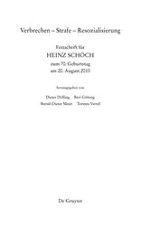 Book cover of Verbrechen - Strafe - Resozialisierung by Dieter Dölling