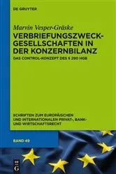 Book cover of Verbriefungszweckgesellschaften in der Konzernbilanz by Marvin Vesper-Gräske