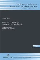 Book cover of Verdeckte Sacheinlagen im GmbH- und Aktienrecht by Joachim Hennrichs