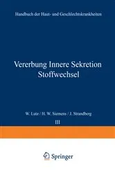 Book cover of Vererbung Innere Sekretion Stoffwechsel by W. Lut?