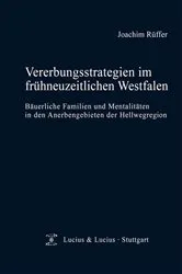Book cover of Vererbungsstrategien im frühneuzeitlichen Westfalen by Joachim Rüffer