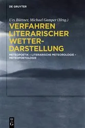 Book cover of Verfahren literarischer Wetterdarstellung by Urs Büttner